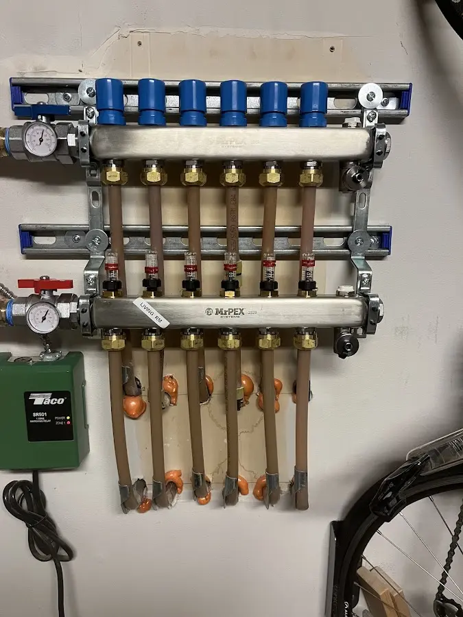 Plumber performing Leak Detection at a residential property in Lower Burrell